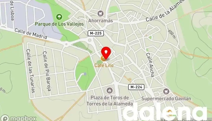 mapa de Fruteria de Achraf Tienda de alimentación en Torres de la Alameda