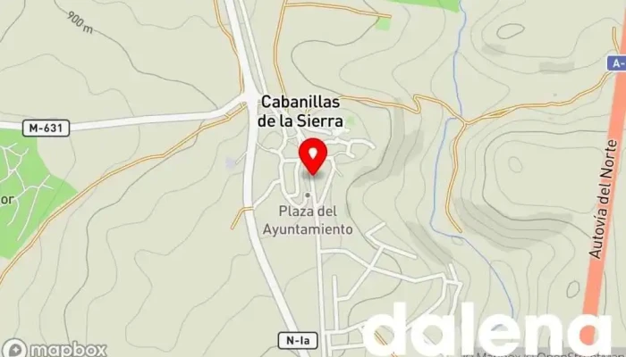 mapa de Frutería y Alimentación Tienda de alimentación en Cabanillas de la Sierra