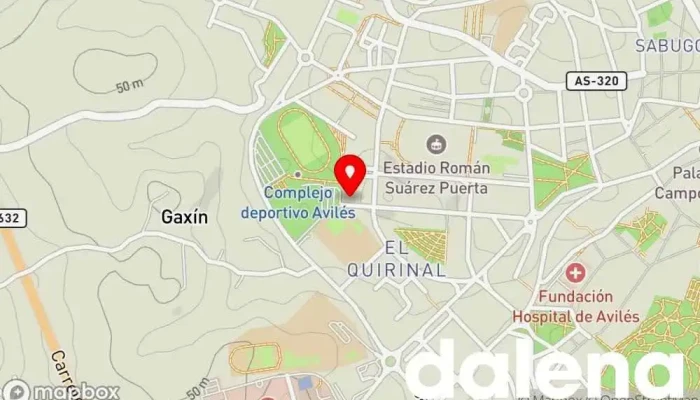 mapa de FRUTINES Tienda de alimentación en Avilés