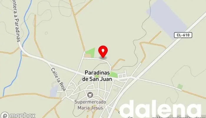 mapa de Garbanzos Dávila Tienda de alimentos orgánicos en Paradinas de San Juan