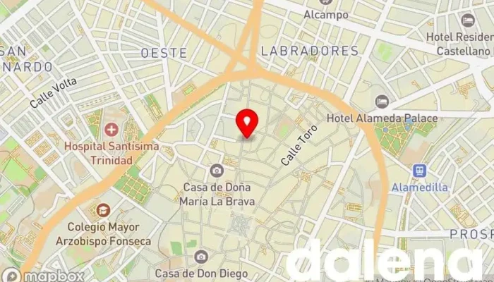 mapa de Garrisan Carnicería en Salamanca