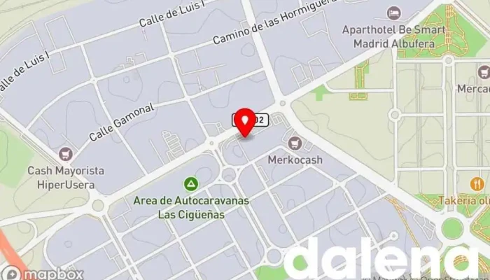 mapa de Gran Bazar Vallecas Tienda de artículos para el hogar en Madrid