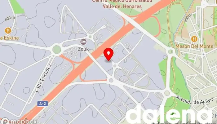 mapa de Hiper Alcalá Comercio en Alcalá de Henares