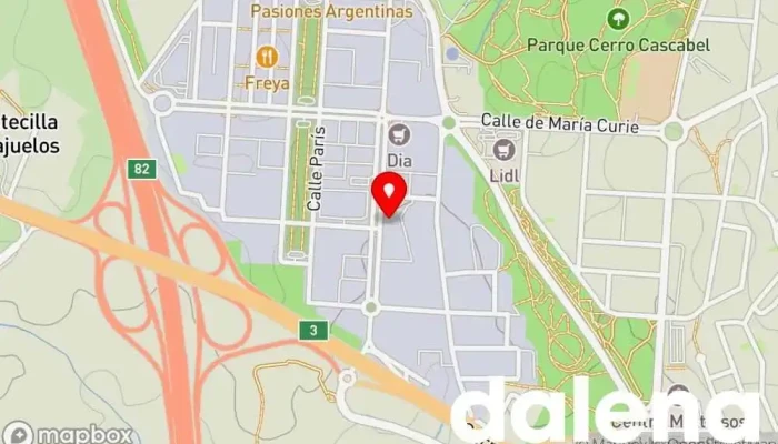mapa de Hiper Asia Las Rozas Tienda de artículos para el hogar en Las Rozas de Madrid