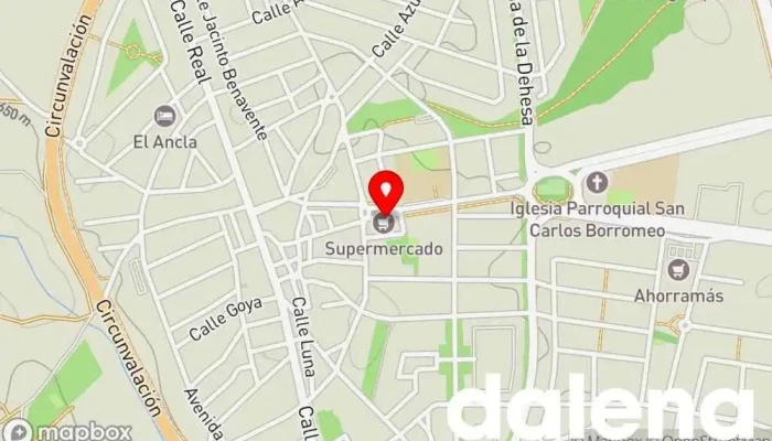 mapa de Hiper cristo Tienda de alimentación en Villanueva de la Cañada