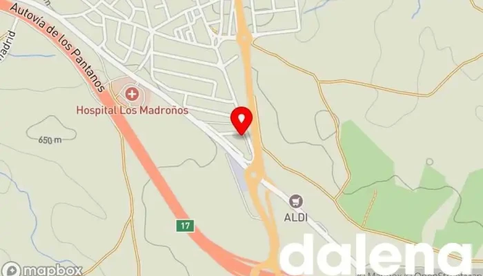 mapa de Hiper Euroling Hipermercado en Brunete