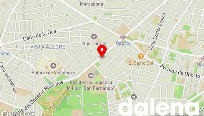 mapa de Hiper Usera Supermercado en Madrid