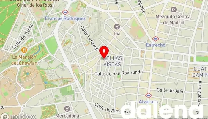 mapa de Hiper Usera Supermercado en Madrid