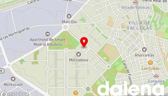 mapa de Hiper Usera Supermercado en Madrid