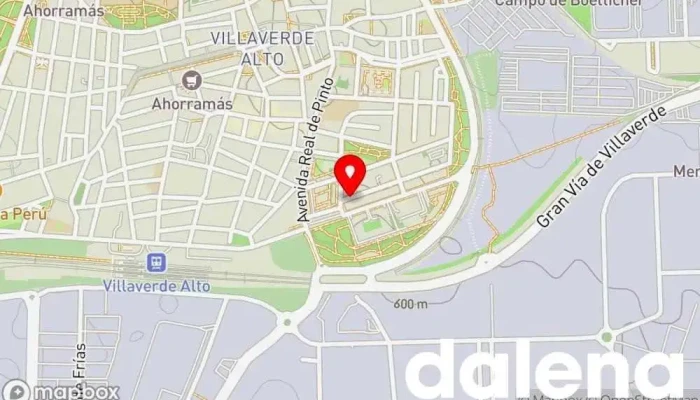 mapa de Hiper Usera S.L. Supermercado, Hipermercado en VILLAVERDE