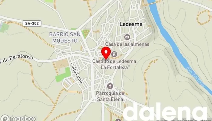 mapa de HIPERMARKET LEDESMA Tienda de alimentación en Ledesma