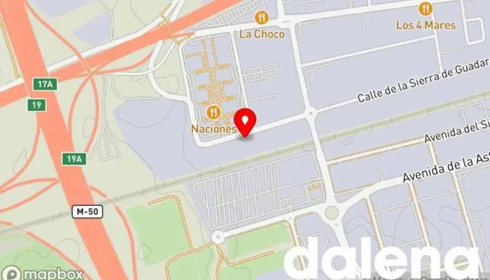 mapa de Hispama Innova SL Hipermercado en Fernando de Henares