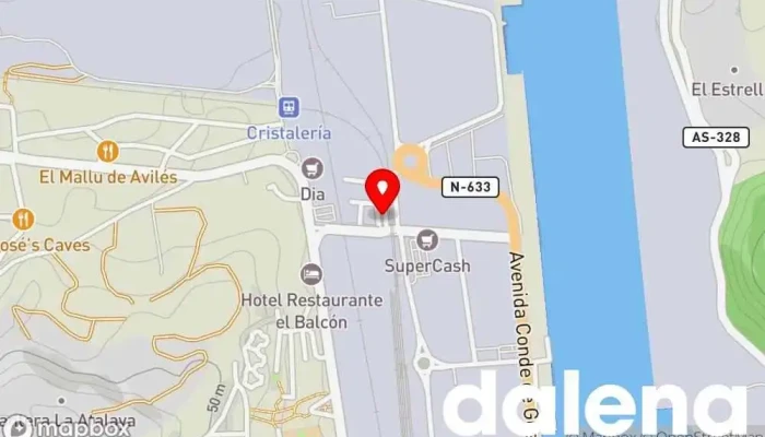 mapa de Horeca Asturias S L Supermercado en Avilés