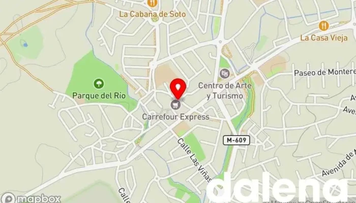 mapa de Jarly Frutas y Verduras Tienda de alimentación en Soto del Real