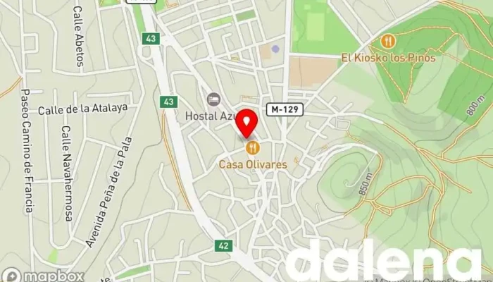 mapa de José Emilio Mariscal Martínez carniceria el molar Carnicería en El Molar