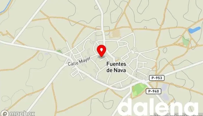 mapa de Kiosko Supermercado en Fuentes de Nava