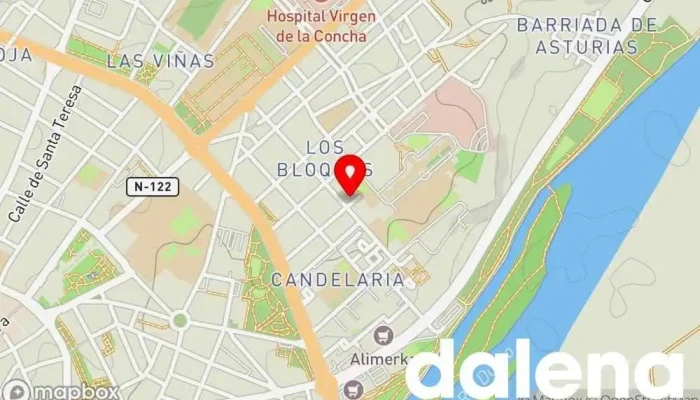 mapa de La Alacena Tienda de alimentación en Zamora