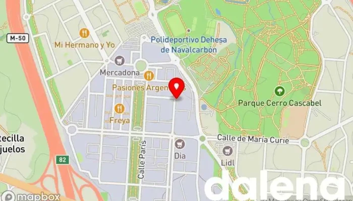 mapa de La Antigua Castilla Supermercado en Rozas De Madrid ( Las )