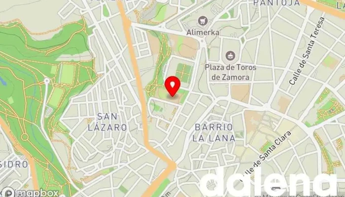 mapa de La burgueteria Tienda de delicatessen en Zamora