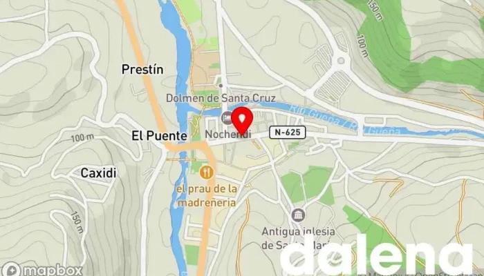 mapa de La cesta multiproducto Bazar en Cangas de Onís