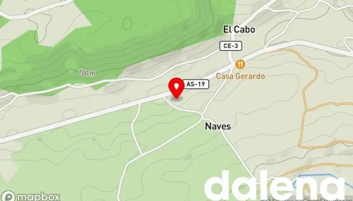 mapa de La Cooperativa Carreño Tienda de alimentación, Centro de jardinería, Ferretería en Asturias