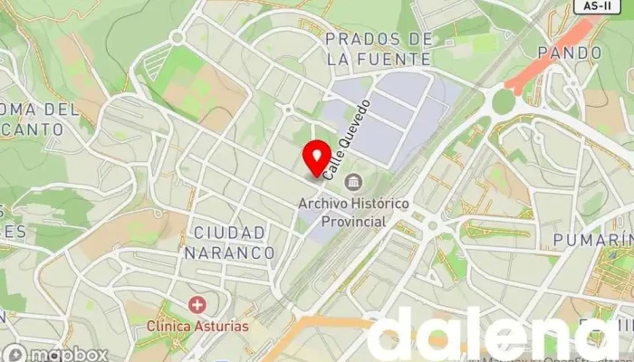 mapa de La Despensa del Naranco Tienda de alimentación en Oviedo
