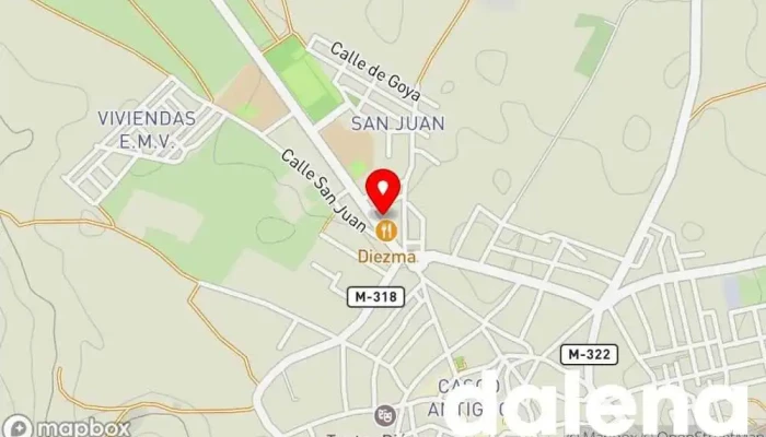 mapa de La Despensa Express Colmenar de Oreja Supermercado, Panadería, Carnicería, Pescadería, Tienda de alimentación en Colmenar de Oreja
