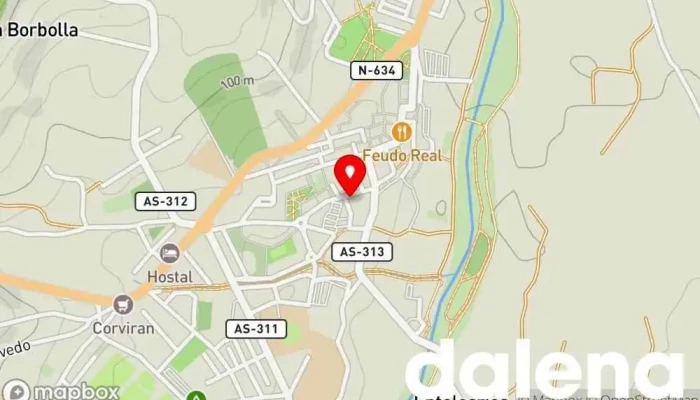 mapa de La Ecolóxica Supermercado en Grado