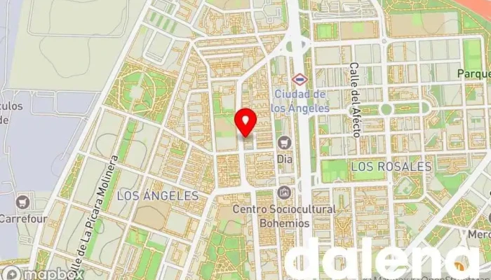 mapa de La Jaula Supermercado, Tienda de alimentación en Madrid