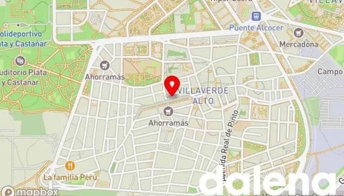 mapa de La Jaula Tienda de alimentación en Madrid
