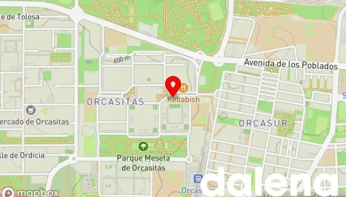 mapa de La Manzana Supermercado en Madrid