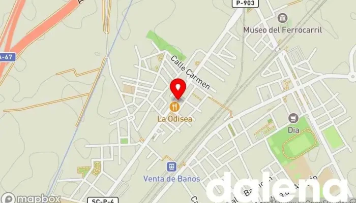 mapa de La Pequeña Despensa Tienda de alimentación en Venta de Baños