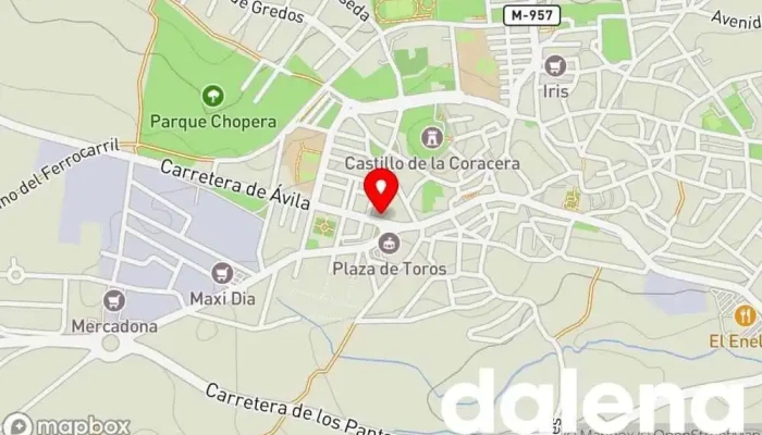 mapa de La Playa Mini Super Bazar Supermercado en San Martín de Valdeiglesias