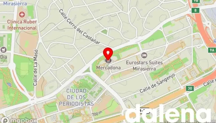 mapa de La Plaza de DÍA Supermercado en Madrid