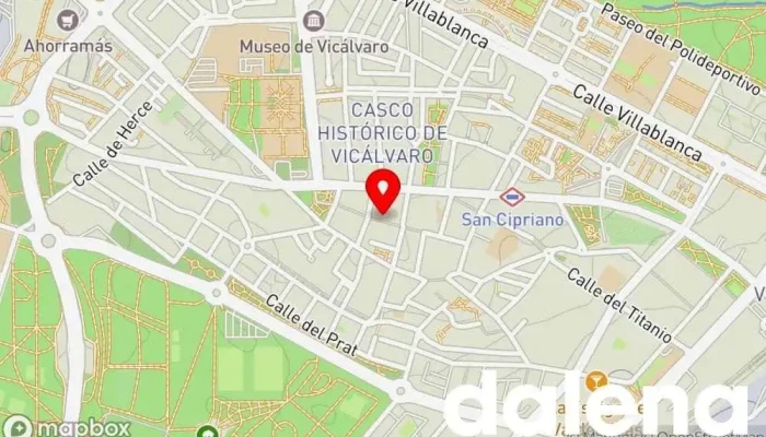 mapa de La Sirena Tienda de alimentación en Madrid