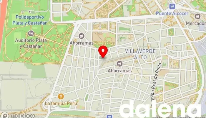 mapa de La Sirena Tienda de congelados, Tienda de alimentación en Madrid