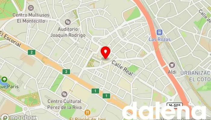 mapa de La Sirena Tienda de congelados, Tienda de alimentación en Las Rozas de Madrid