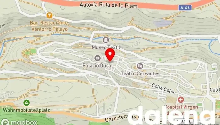mapa de La Tahona de Nati Panadería en Béjar