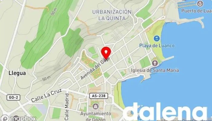 mapa de LA TASCA DE PABLO Bar, Tienda de delicatessen, Restaurante en Luanco