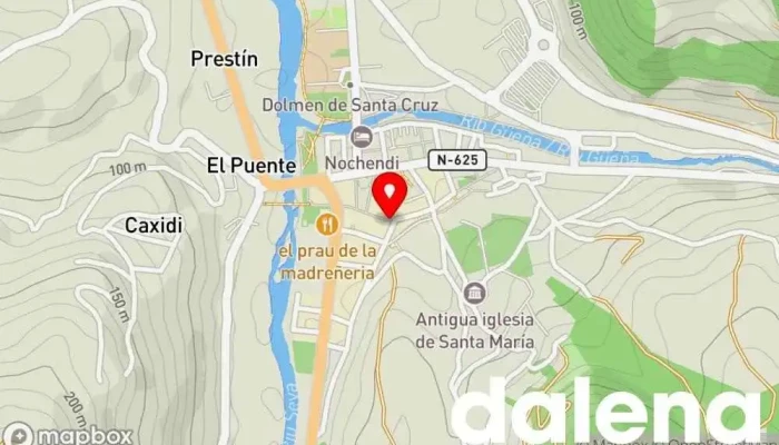mapa de La tienda de la sifoneria Tienda de alimentación en Cangas de Onís