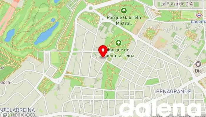 mapa de La Tienda Tienda de alimentación en Madrid