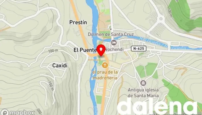 mapa de La Vaca Renata Supermercado, Comercio en Cangas de Onís