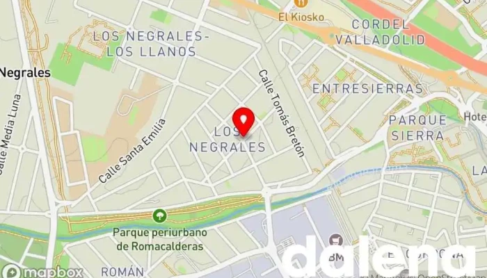 mapa de La Zesta Supermercado, Tienda de alimentación en Collado Villalba