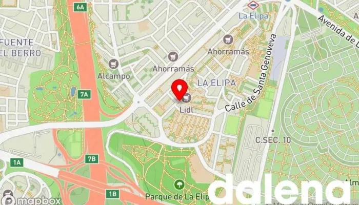 mapa de Lidl Supermercado de descuentos, Supermercado en Madrid