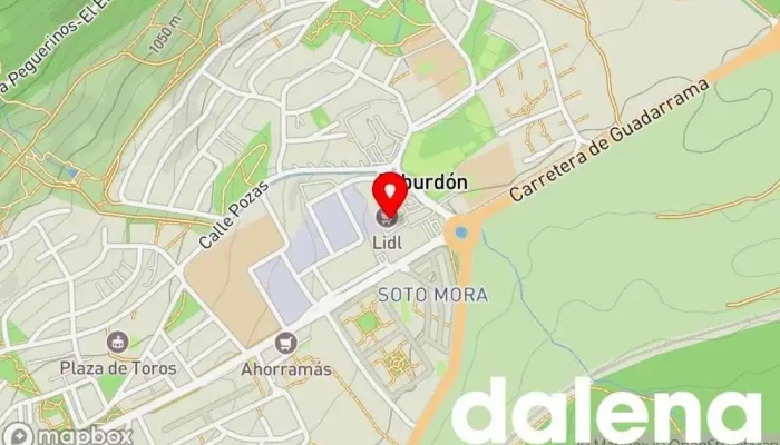 mapa de Lidl Supermercado de descuentos, Supermercado en San Lorenzo de El Escorial