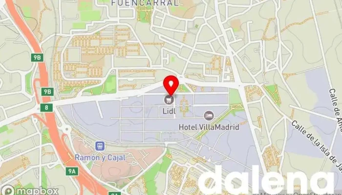 mapa de Lidl Supermercado de descuentos, Supermercado en Madrid
