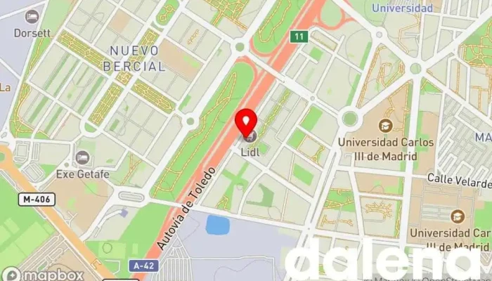 mapa de Lidl Supermercado de descuentos, Supermercado en Getafe