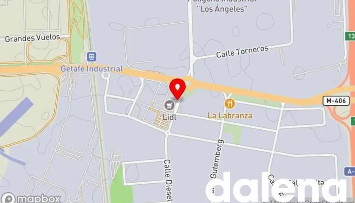 mapa de Lidl Supermercado de descuentos, Supermercado en Getafe