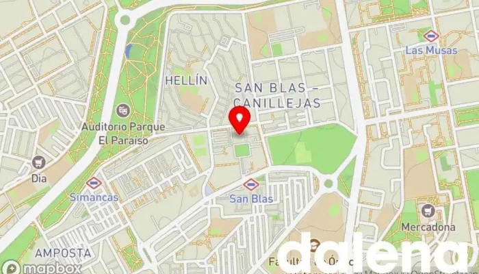 mapa de Lidl Supermercado de descuentos, Supermercado en Madrid