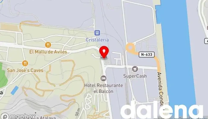 mapa de Lidl Supermercado de descuentos, Supermercado en Avilés